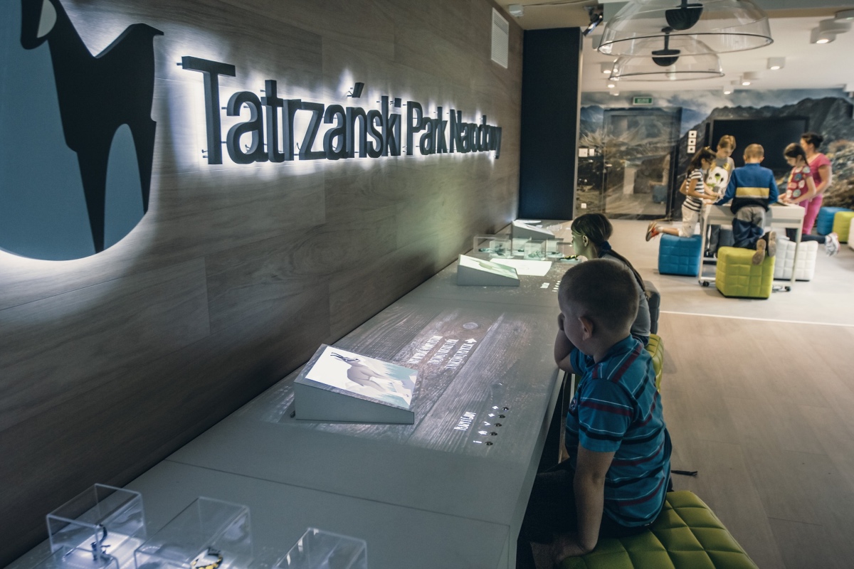 Centrum Edukacji Przyrodniczej TPN sala odkryć